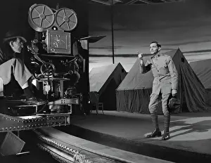 Irving Berlin Standing in Front of Camera