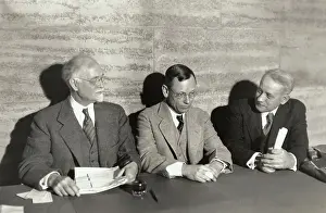 Irving Fisher Sitting with Colleagues