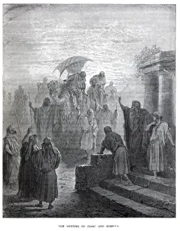 Historical Geopolitical Location Collection: Isaac meets Rebekah