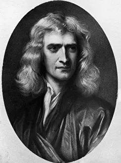 Fine Art Storehouse Print of Isaac Newton, 1689. Art Prints