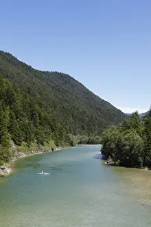 Isarwinkel Prints: Isar River below the Sylvenstein Dam