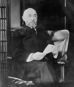 Died Prints: Isidore Straus Shown Seated Alone