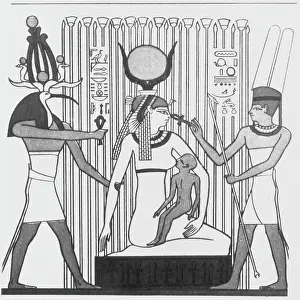 Horus Prints: Isis Feeding Horus