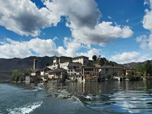 Images Dated 28th May 2016: Island Of San Giulio On Lake Orta, Northern Italy