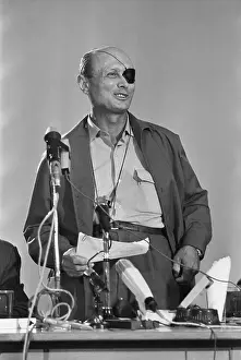 Air Raid Prints: Israeli Defense Minister Moshe Dayan