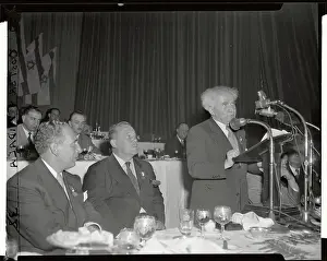 Vincent R Prints: Israeli Prime Minister Speaking to Congregation