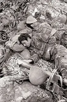 Grove Prints: Israeli Troops Resting after Long March