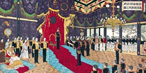 Carpet Prints: Issuing of the State Constitution in the State Chamber of the New Imperial Palace