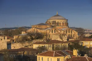 Images Dated 5th April 2013: Istanbul city at sunset