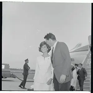 Italian Actress Claudia Cardinale and Actor Rock Hudson
