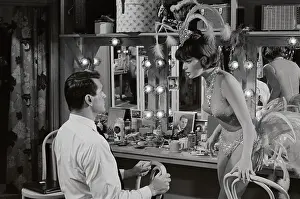 Italian Actress Claudia Cardinale and Rock Hudson