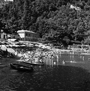 Row Boat Prints: Italian Beach