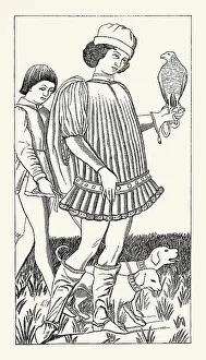 Nobleman Prints: Italian Falconer