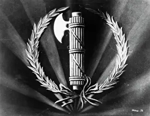Wreath Prints: Italian Fascists National Symbol