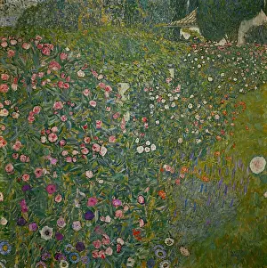 Gardens Prints: Italian garden landscape
