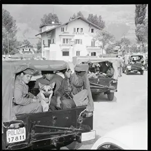 Italian Police And Police Dogs