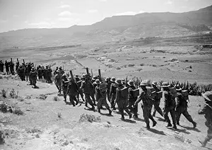 Invasion Prints: Italian Troops Marching in Ethiopia