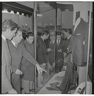 Wolfsburg Prints: Italian Workers Looking in Store Window