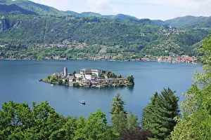 Orta Prints: Italy, Piedmont, Lake Orta