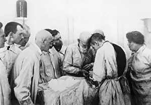 Bald Prints: Ivan Pavlov Operating on Dog