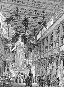 Athena Prints: Ivory Statue Of Athena; Parthenon