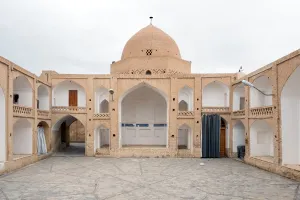 Iran Collection: Four Iwan yard in the complex of the congregational Mosque in Nain, Isfahan, Iran