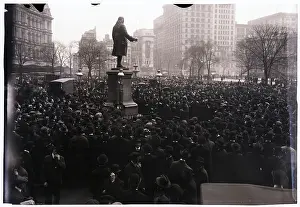 Riot Prints: IWW Crowd Gathered in City Hall Park