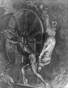 Suffering Prints: Ixion Bound to Revolving Wheel