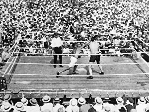 Heavyweight Prints: J. Dempsey Punching J. Willard W/Crowd
