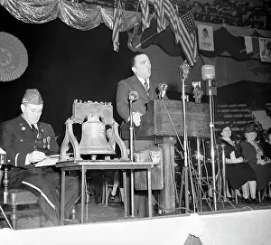Podium Prints: J. Edgar Hoover Addresses Convention