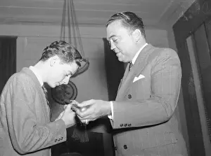 Edgar Hoover Prints: J. Edgar Hoover with Freddie Bartholomew