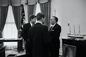 J. Edgar Hoover Visiting the White House