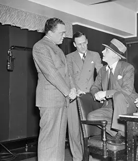 Edgar Hoover Prints: J. Edgar Hoover with Walter Winchell