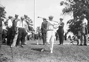 Club Prints: J. J. Mcdermott Playing Golf