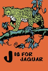 Children Prints: J is for Jaguar