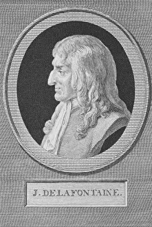 French Text Prints: J. De Lafontaine Engraving