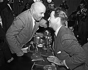 J. Parnell Thomas Talking with Robert Taylor