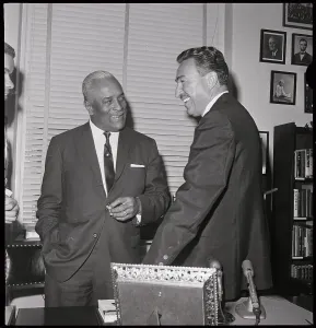 Member Of Congress Prints: J. Raymond Jones And Adam Clayton Powell