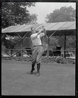 J. Simpson Dean Playing Golf