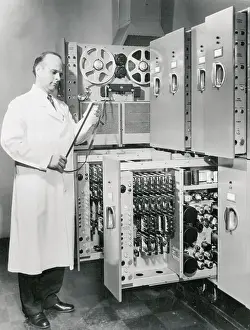 J Wesley Leas Examining Magnetic Tape