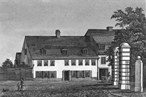 J1685392, diry 18531, print, P / OEHLENSCHLAGER / ADAM, house, street, outdoors, day