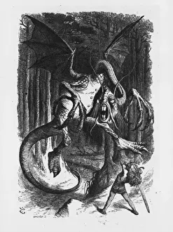 Portrait Back Prints: Jabberwocky