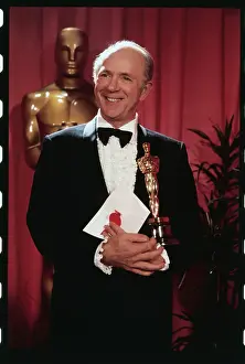 Jack Albertson Holding His Oscar