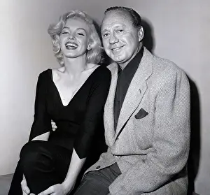 Jack Benny And Marilyn Monroe Seated