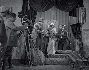 Jack Dempsey Acting Before Camera