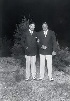 JACK DEMPSEY AND BABE RUTH AT PALM BEACH