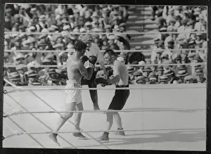 Jack Dempsey Boxing Tommy Gibbons