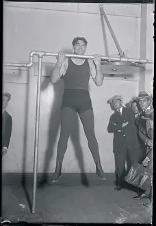 Jack Dempsey Exercising