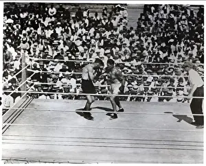 Heavyweight Prints: Jack Dempsey-Gibbons Fight