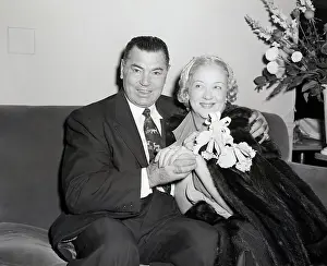 Fiancee Prints: Jack Dempsey Holds Fiancee'S Hand;Diamon